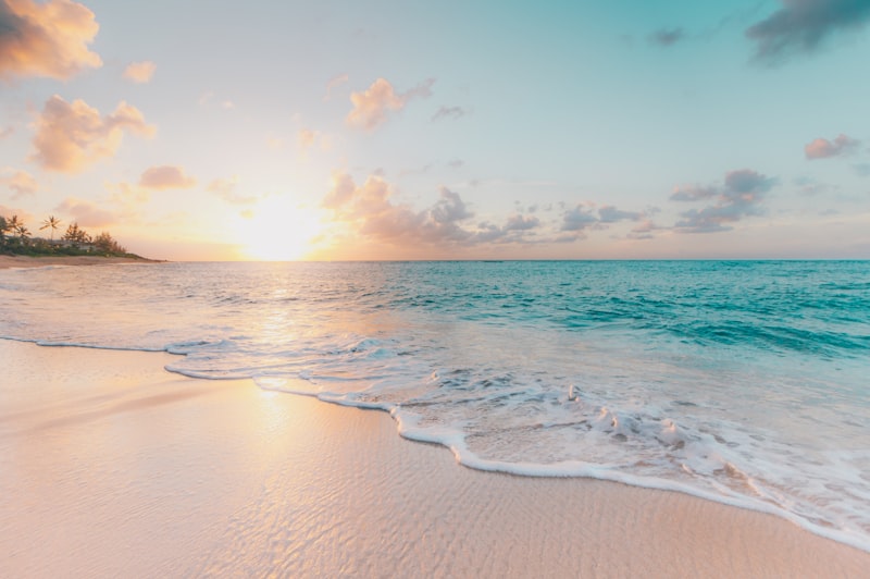 Beach at sunset
